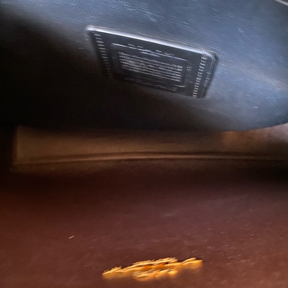 Coach Tan/Brown Signature Canvas Tote with Black Trim - Picture 5 of 5